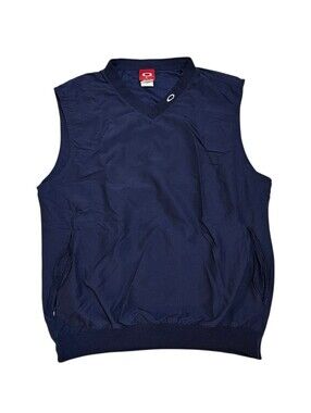 Vintage Oakley Men's Navy Pullover Vest